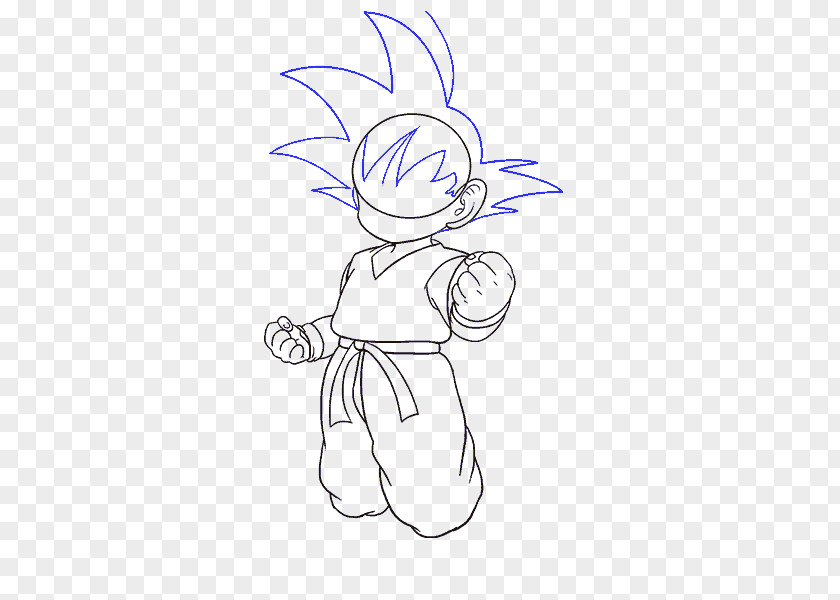 Long Hair Pattern Goku Vegeta Baby Frieza Drawing PNG