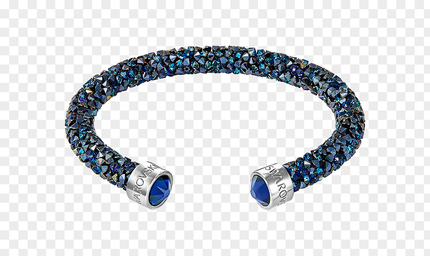 Swarovski Blue Crystal Bracelet Jewelry Earring AG Jewellery PNG