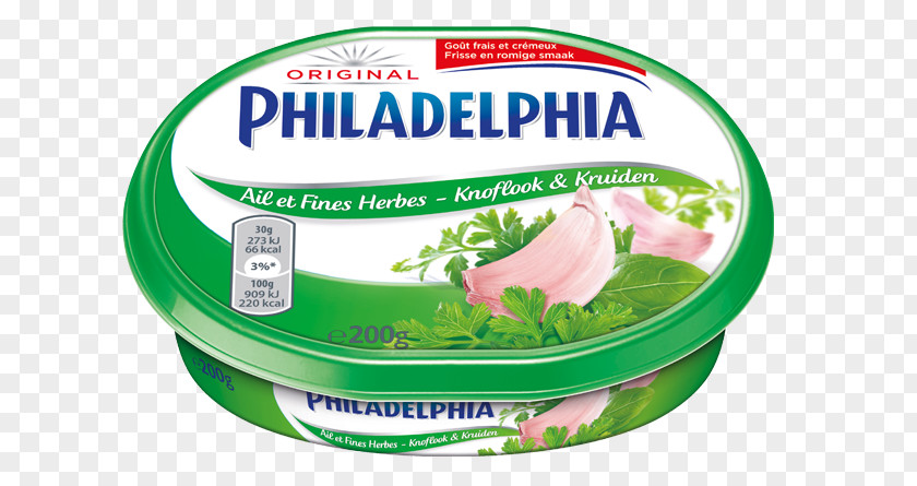 Fine Herbs Milk Cream Cheese Butterbrot Formatge Philadelphia PNG
