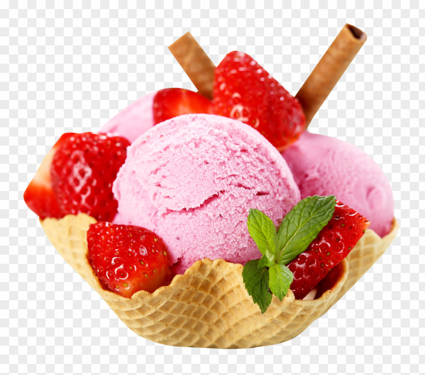 Ice Cream Cone Frozen Yogurt Gelato PNG