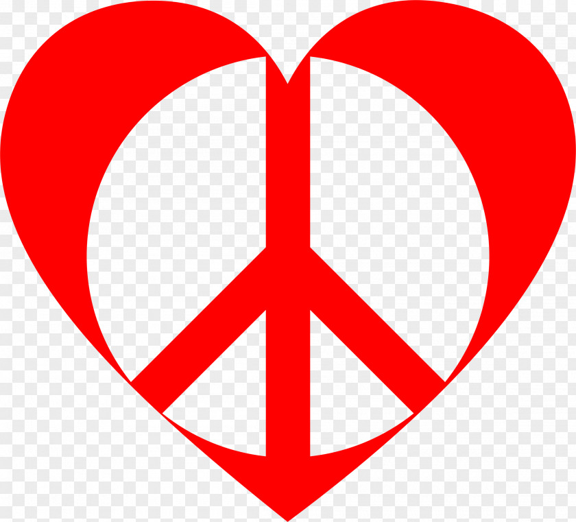 Peace Symbol Heart Campaign For Nuclear Disarmament PNG