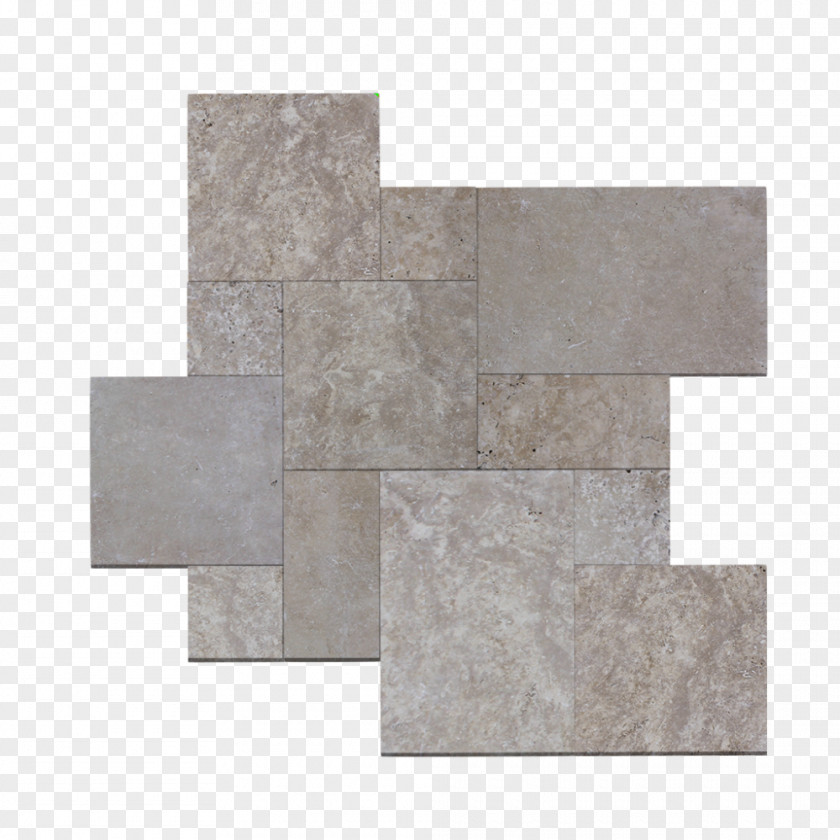 Stone Travertine Floor Paver Tile PNG