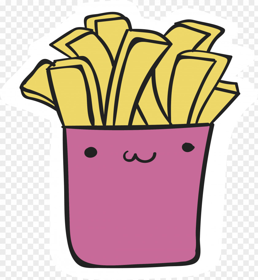 Cartoon Fries French Junk Food Drawing Clip Art PNG