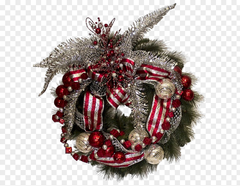 European Wreaths Christmas Ornament PNG