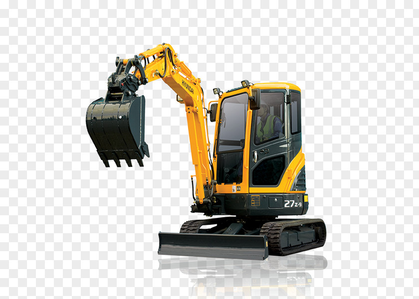 Excavator Hyundai Motor Company Caterpillar Inc. Compact Heavy Machinery PNG