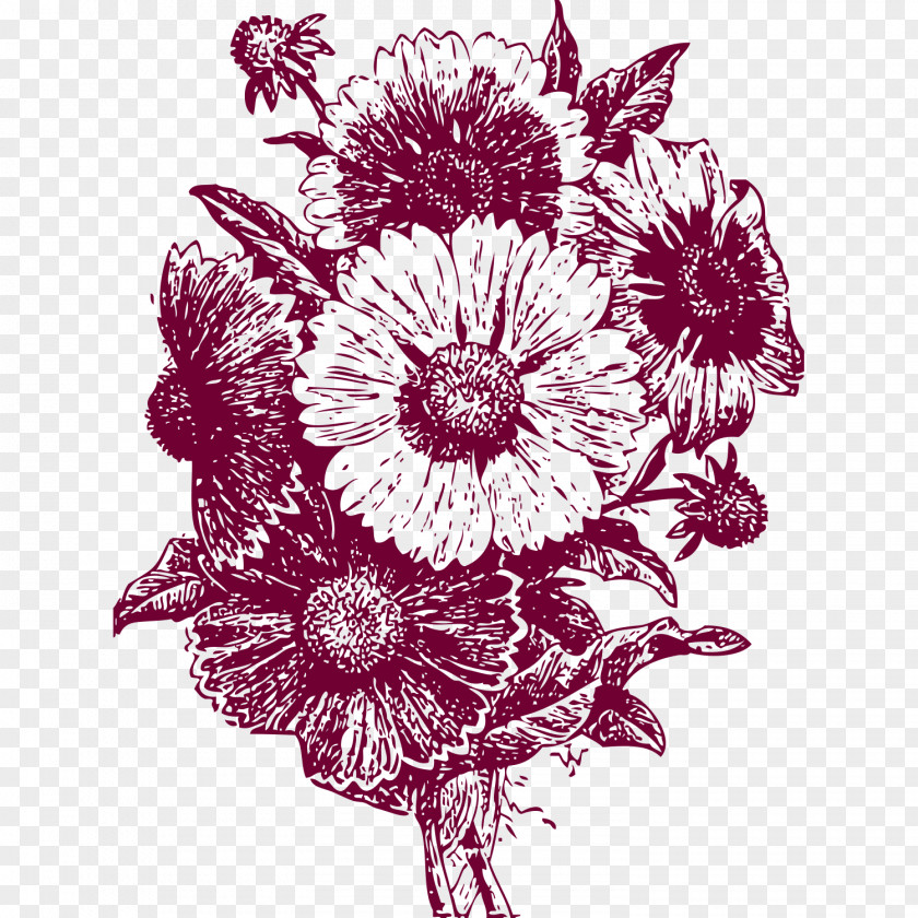 Flower Sketch Vector Graphics Drawing Image Pixel PNG