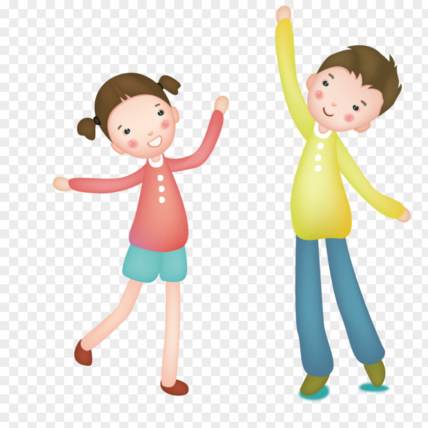 Happy Kids Playing Child Illustration PNG