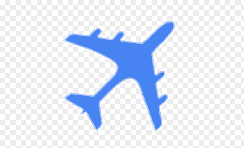 Logo Electric Blue Airplane Cartoon PNG