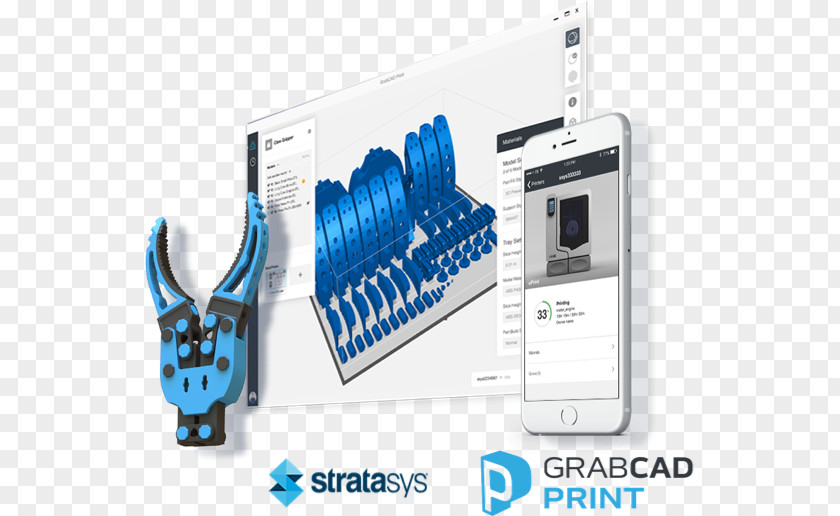 Rapid Prototyping 3D Printing Stratasys GrabCAD Printer PNG