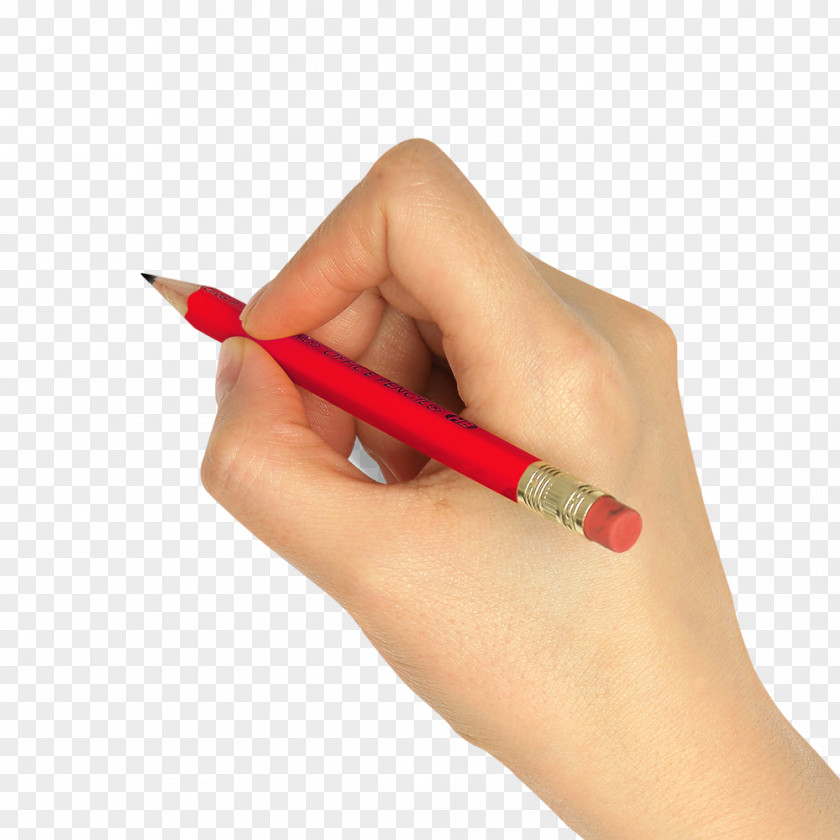Right Hand To Pull The Material Penned Free Pencil PNG