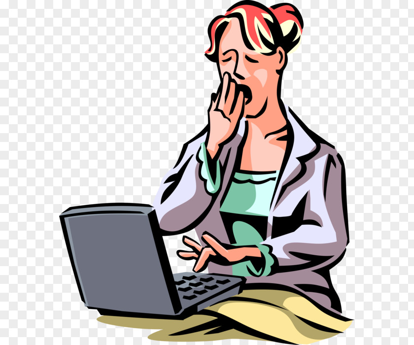 Woman Computer Clip Art PNG