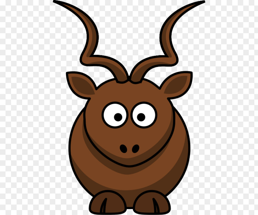 Animation Antelope Kudu Cartoon Clip Art PNG