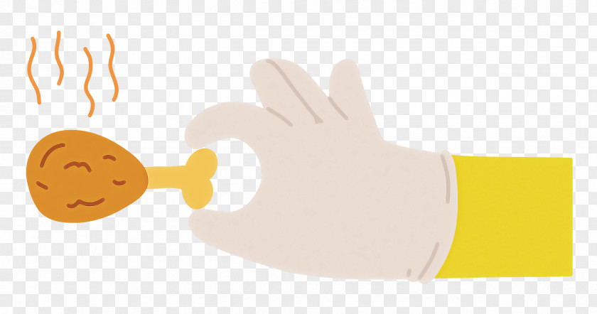 Hand Pinching Chicken PNG