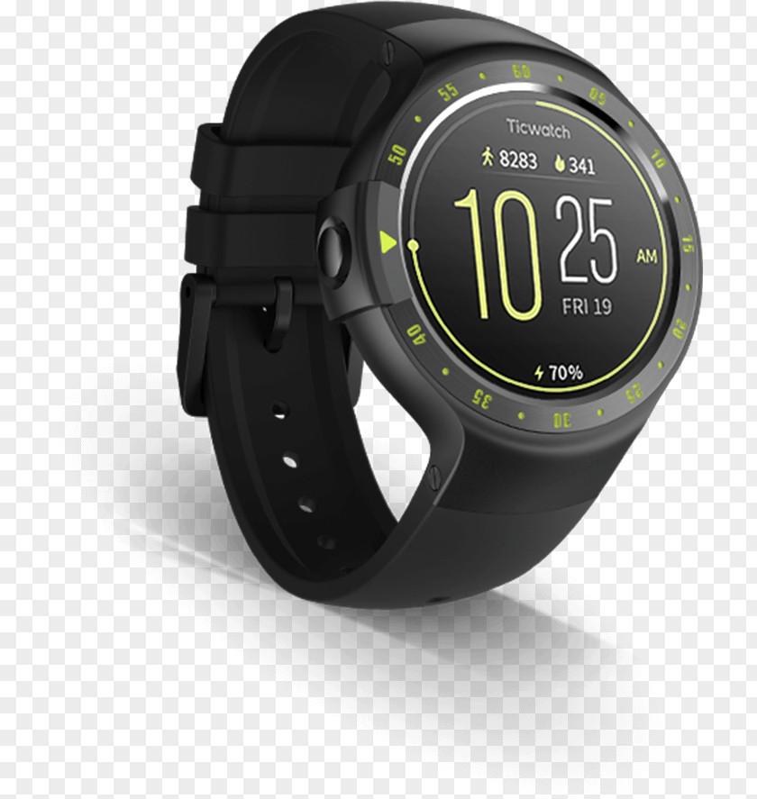 Fruit Battery Steps Smartwatch Mobvoi Ticwatch E (Express) Ice Wear OS PNG
