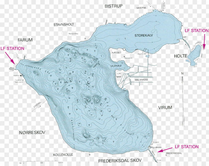 Map Water Resources Furesø Organism PNG
