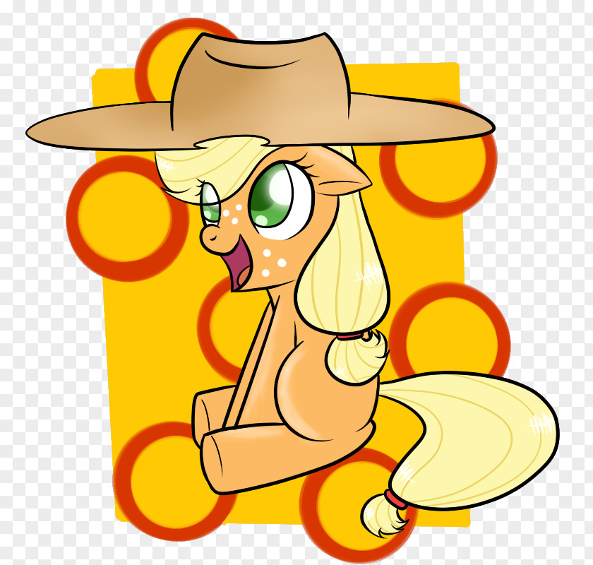 Spanking Smiley Applejack Pony Art Clip PNG