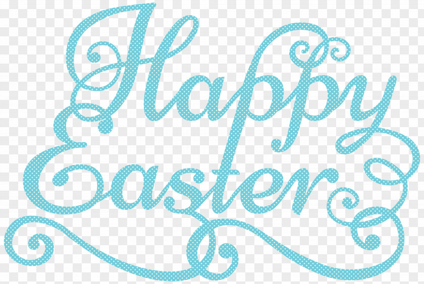 Blue Happy Easter Transparent Clip Art Image Bunny PNG