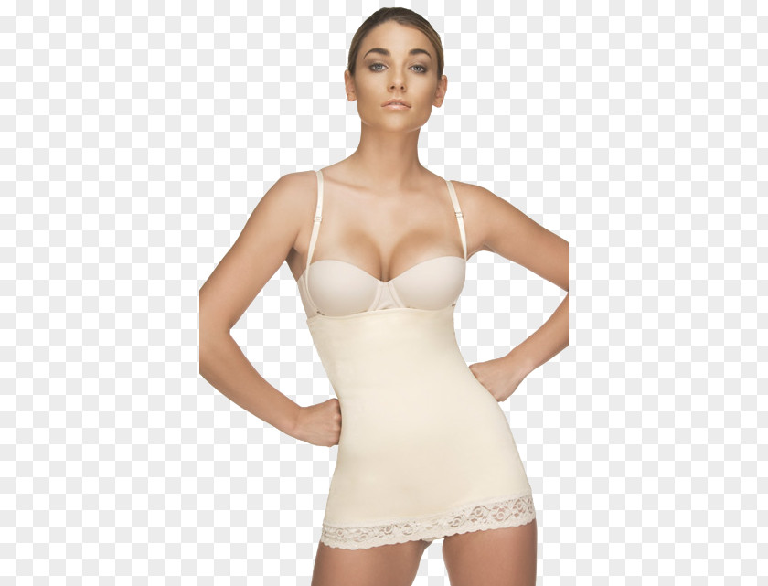 Dress Waist Slip Girdle Foundation Garment Bodysuit PNG