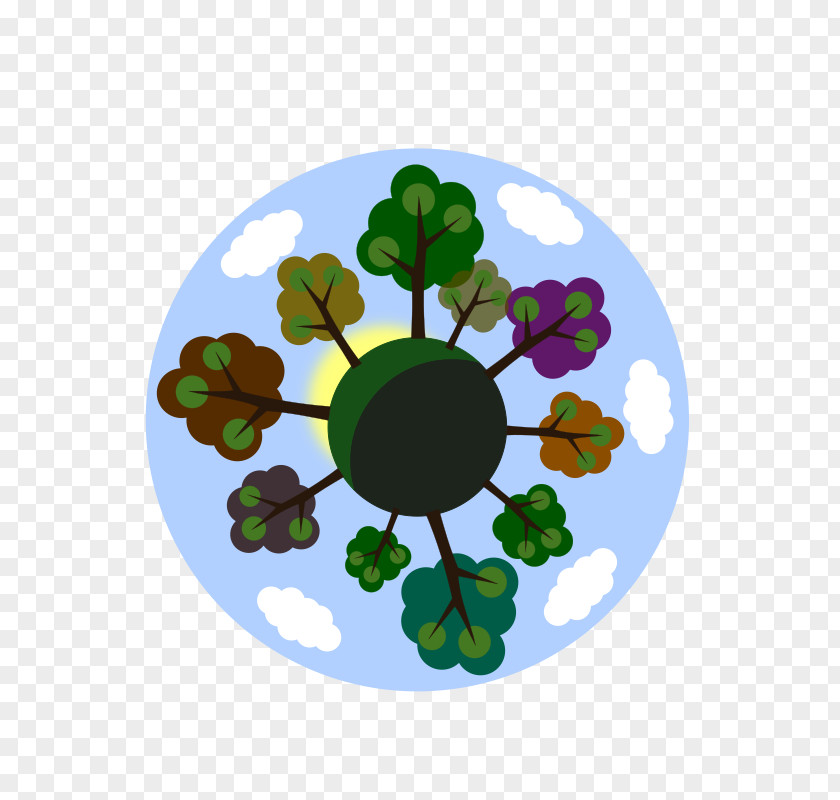 Ecosystem Tree Planet Clip Art PNG