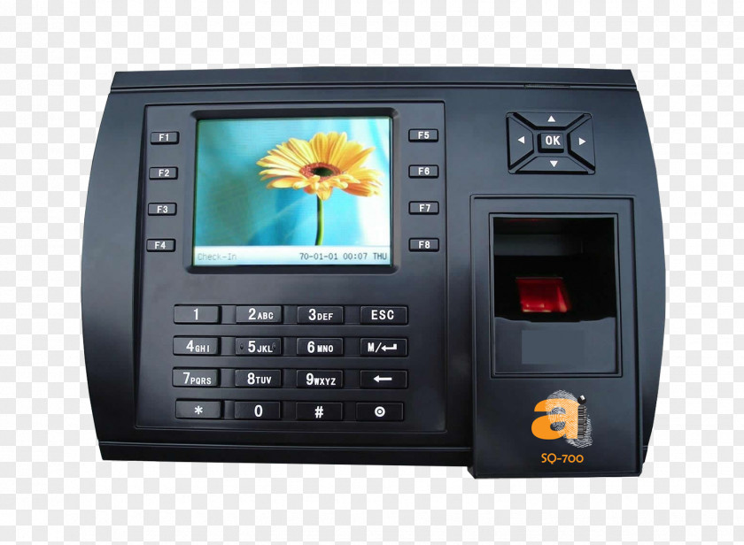 Fingerprint Scanning Access Control Biometrics Time And Attendance Security PNG