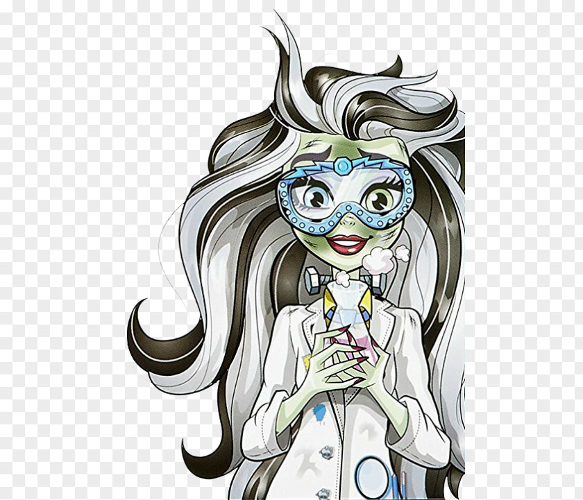 High Class Frankie Stein Monster Frankenstein's Art Clawdeen Wolf PNG