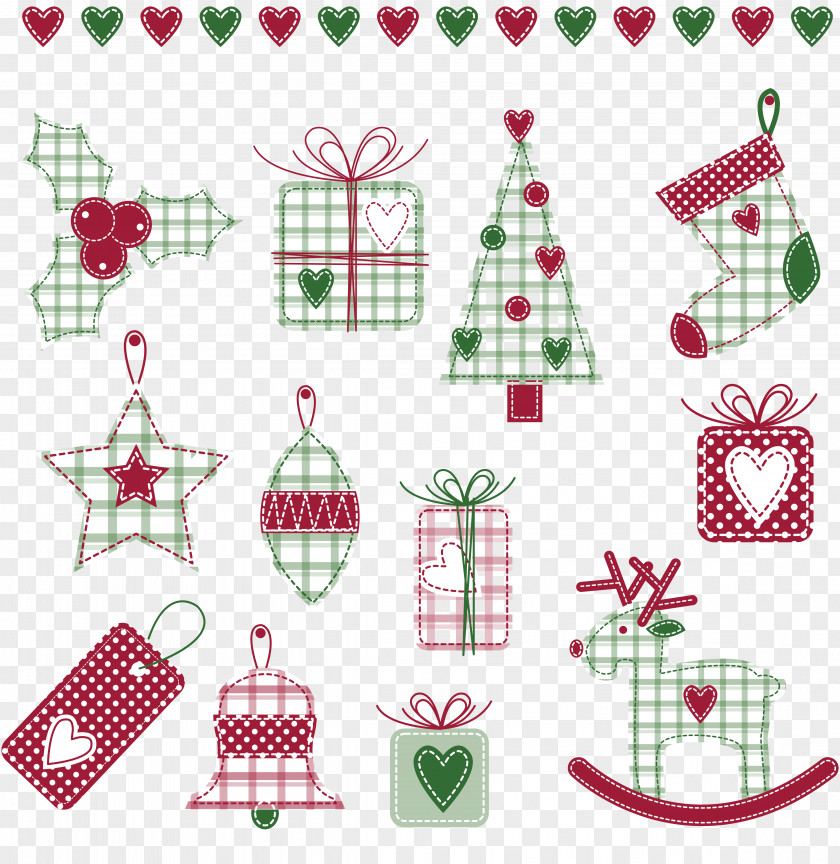 New Year's Day Vector Material Christmas Tree PNG