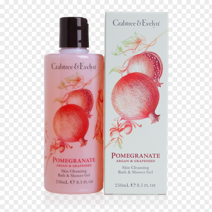 Red Pomegranate Lotion Shower Gel Bathing Cleanser PNG
