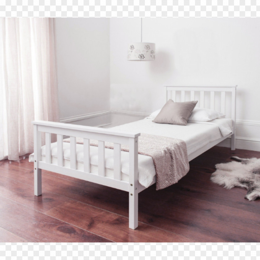 Single Bed Frame Sleigh Headboard Furniture PNG