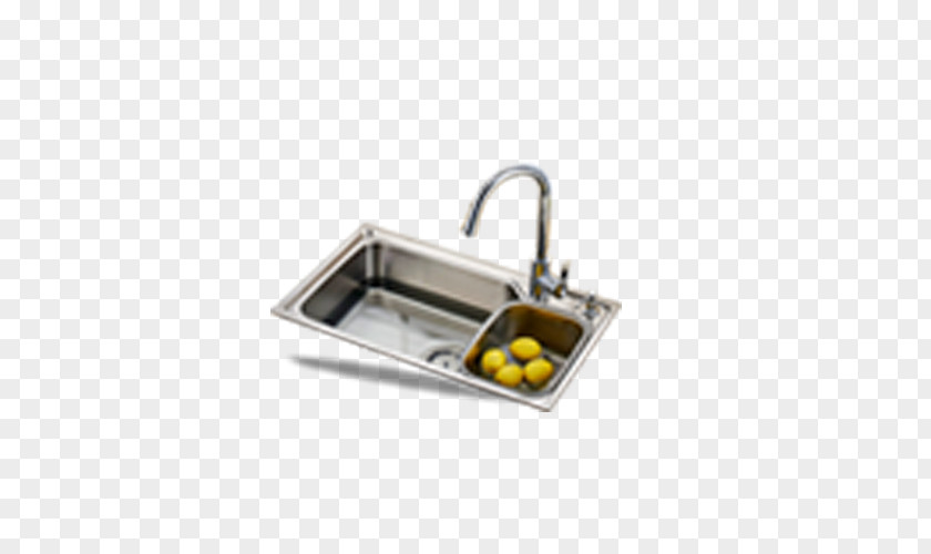 Sink Kitchen Utensil Stainless Steel Tap PNG
