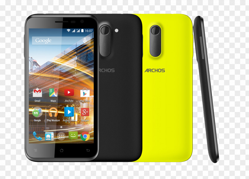 Smartphone Archos 50c Neon Android 5 Internet Tablet PNG