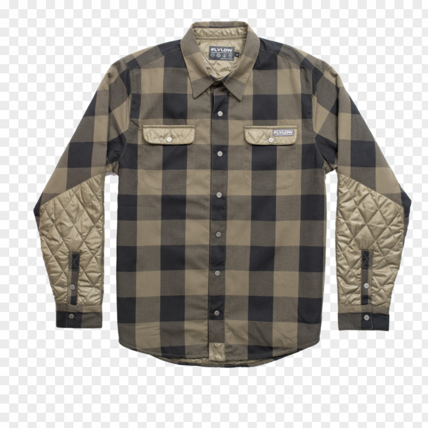 Shirt Sleeve Flannel Jacket Tartan PNG