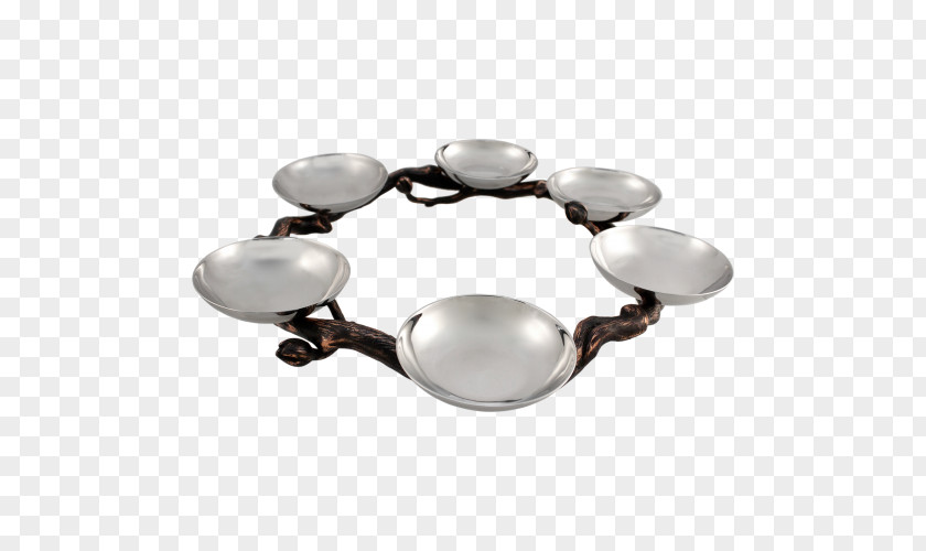 Silver Clothing Accessories Tableware Passover Seder Plate PNG