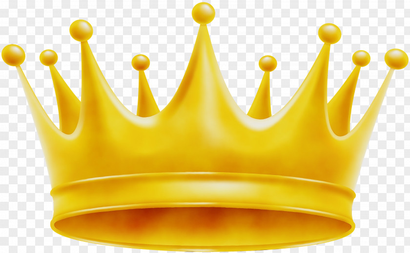Smile Yellow Crown Logo PNG
