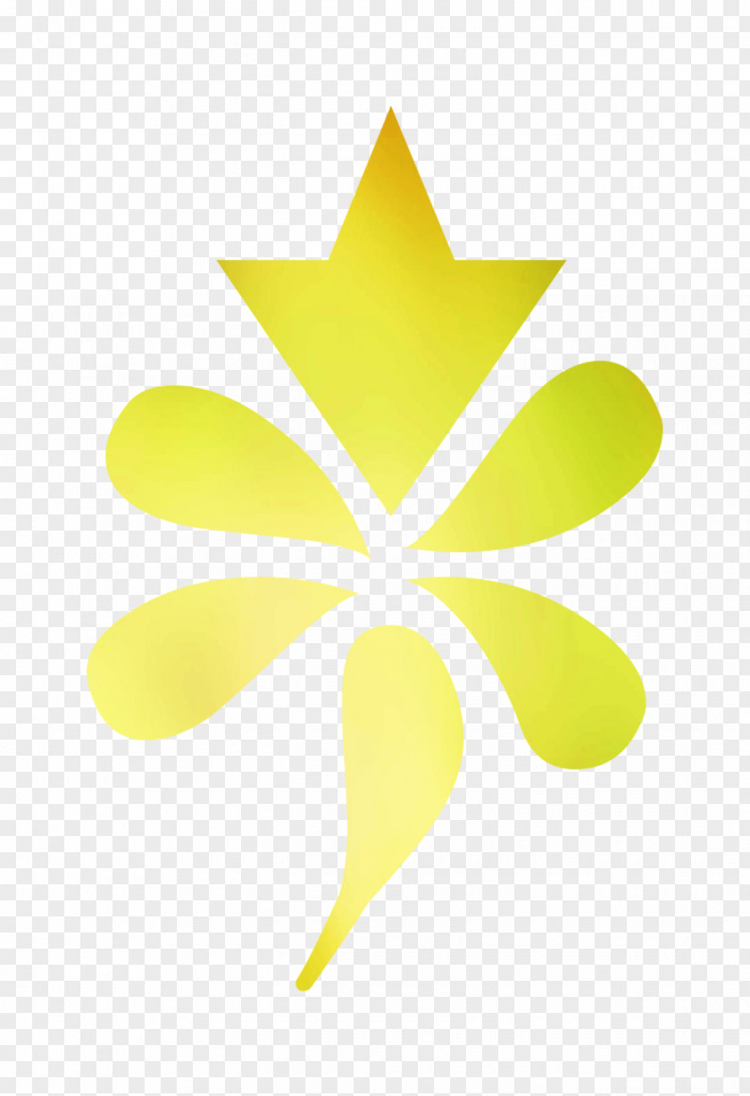 Yellow Graphics Product Design Symbol Leaf PNG