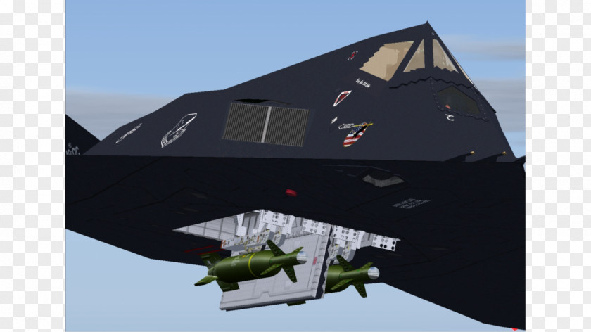 F-117 Lockheed Nighthawk F-117A Stealth Fighter 2.0 Aircraft Flight Simulator PNG