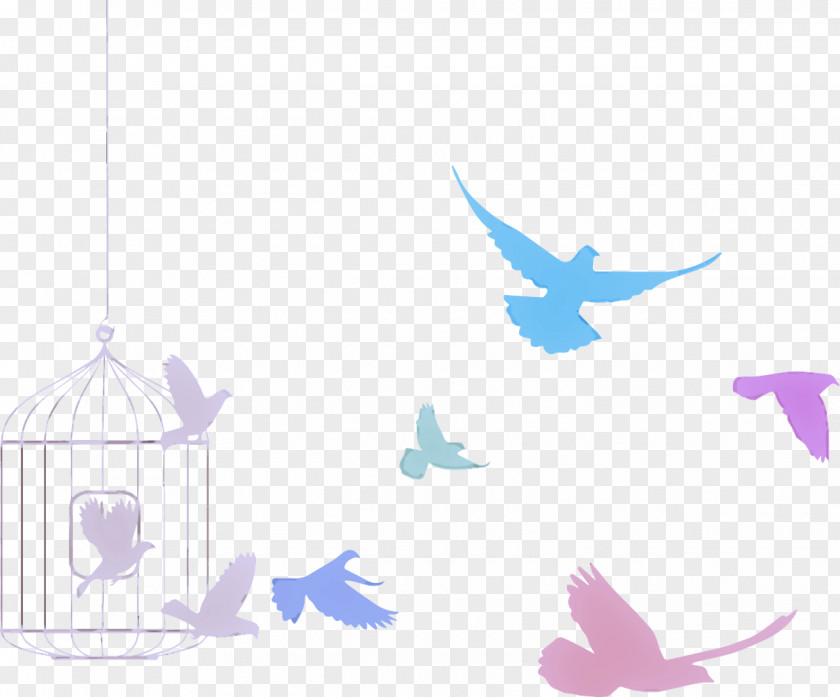 Swallow Wing Purple Bird Baby Mobile Perching PNG