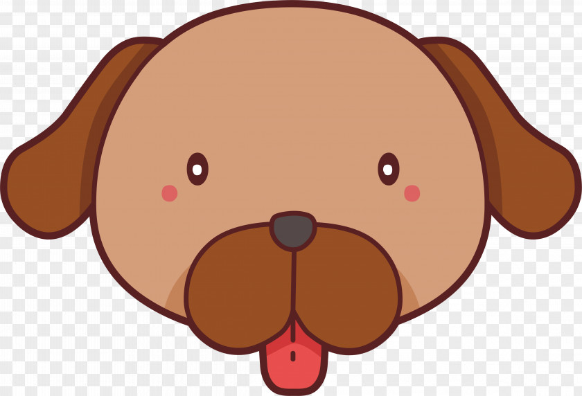 A Dog With Tongue Puppy PNG