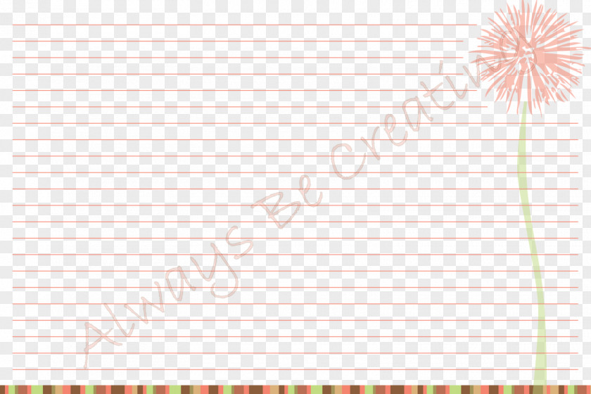 Line Paper Pink M Point Font PNG