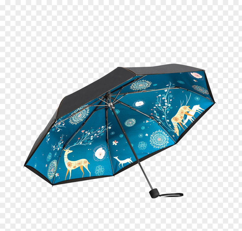 Product Kind Retro Blue Parasol Umbrella Sunscreen Ultraviolet Designer PNG