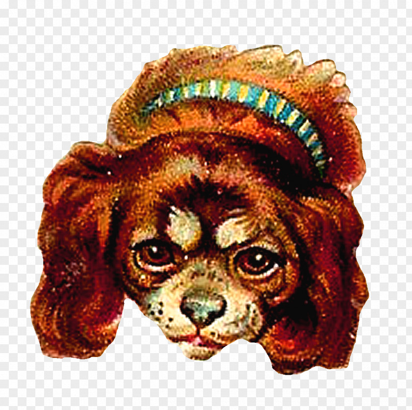 Puppy Dog Breed Bokmärke Victorian Era PNG