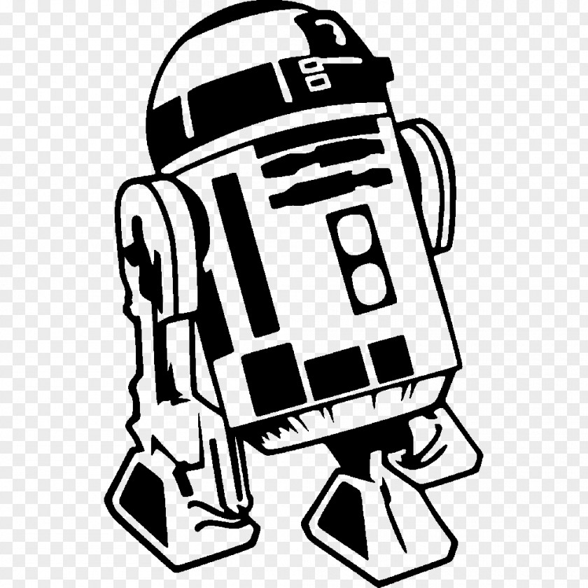 R2d2 R2-D2 C-3PO Wall Decal Sticker PNG