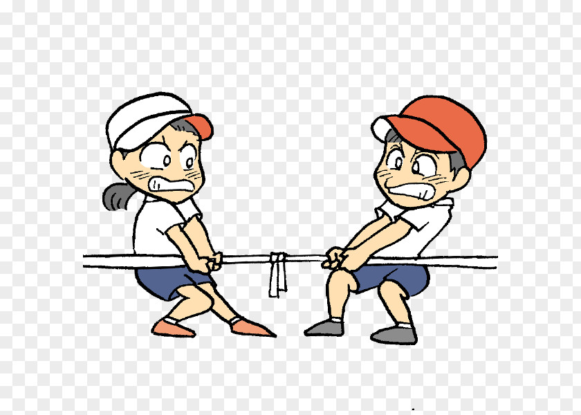 Sports Day Illustration Tug Of War Three-legged Race PNG