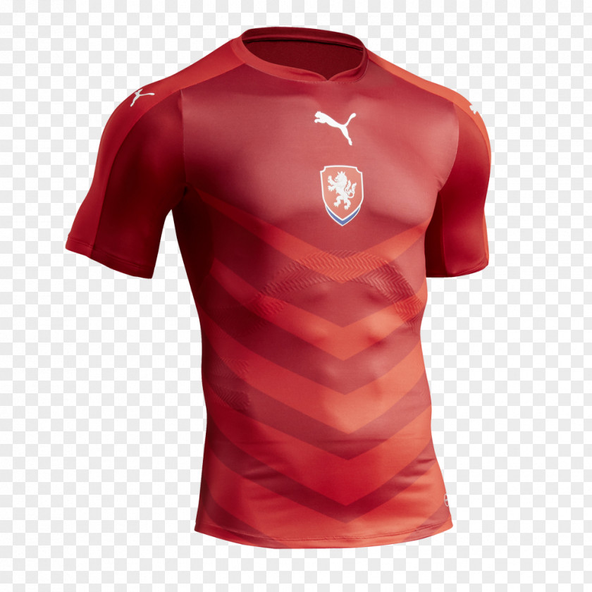 T-shirt Czech Republic National Football Team Jersey UEFA Euro 2016 2018 World Cup PNG
