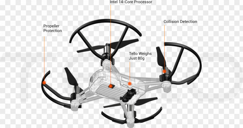 Technology DJI Tello Unmanned Aerial Vehicle Quadcopter Spark PNG