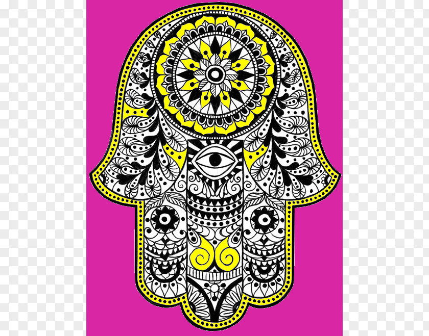 Farah Mandala Designs Artist's Coloring Book Visual Arts Yellow Plastic PNG