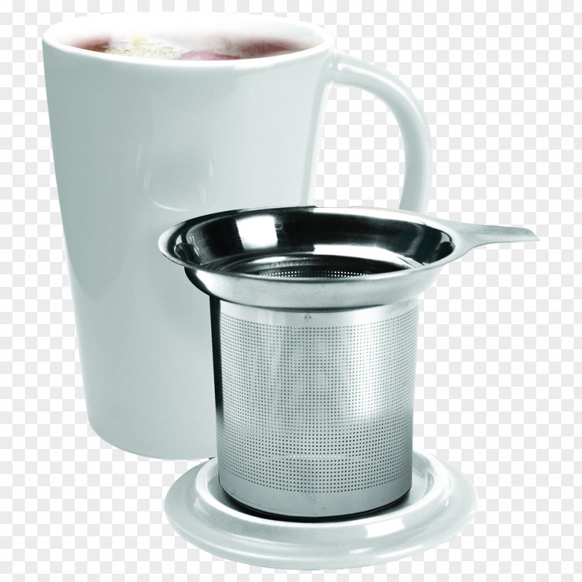Tea Coffee Cup Infuser Mug PNG