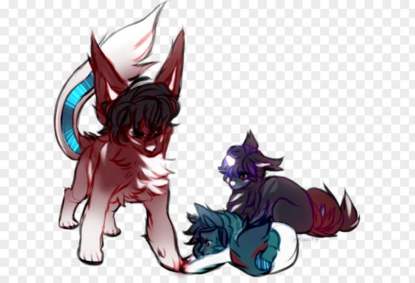 Cat Horse Demon Canidae Dog PNG