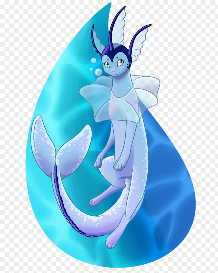 Fairy Fish Figurine Marine Mammal Cartoon PNG