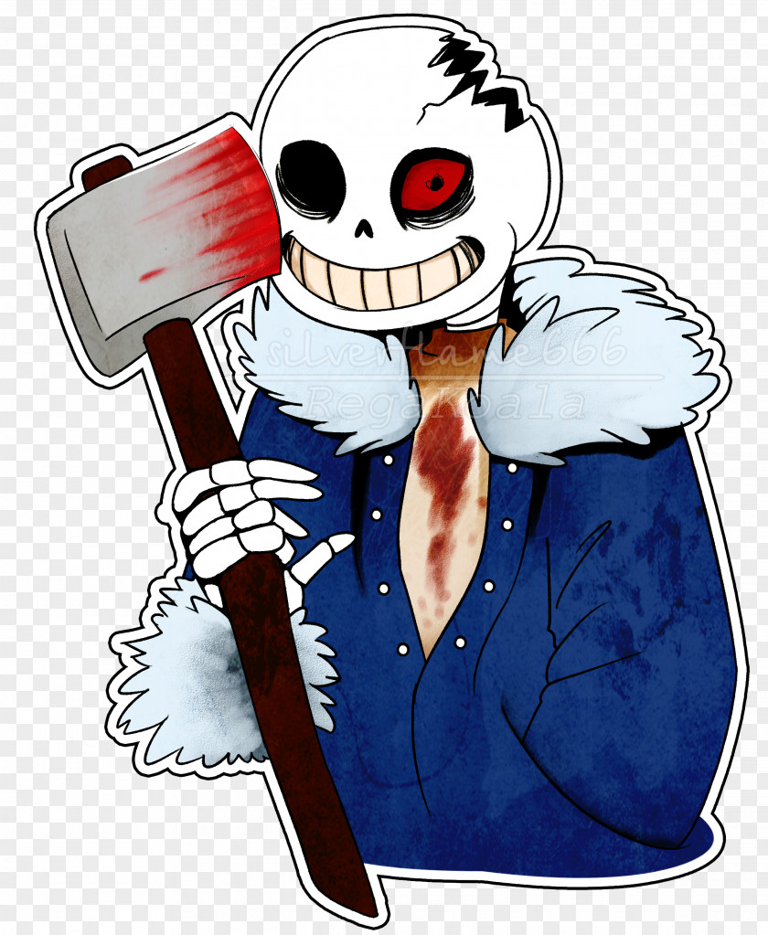 Horror Undertale Game Character PNG