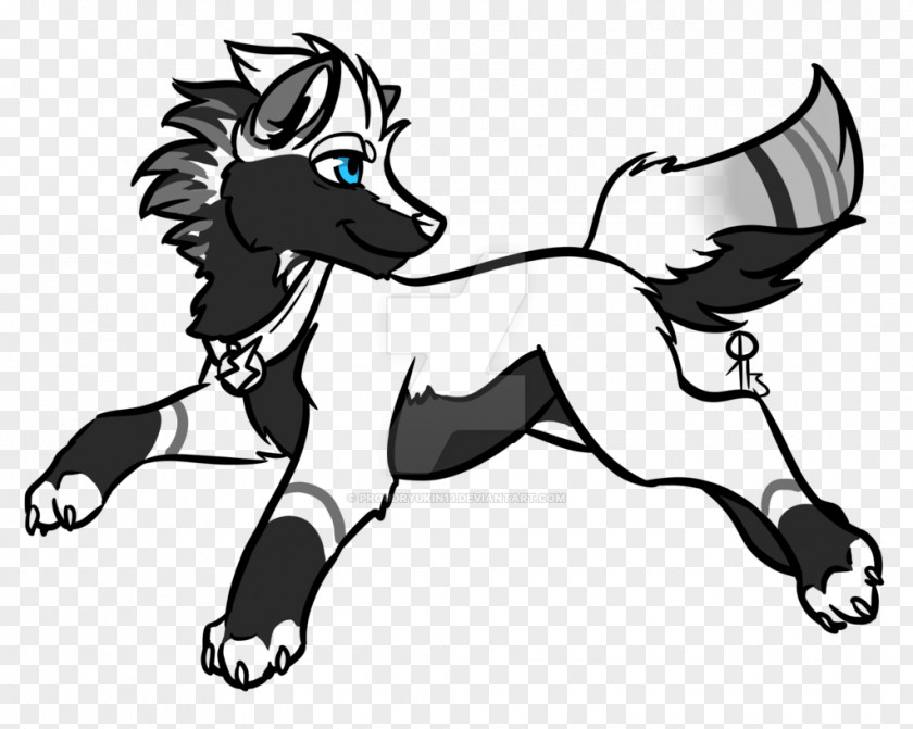 Ink Line Dog Cat Drawing Horse Clip Art PNG